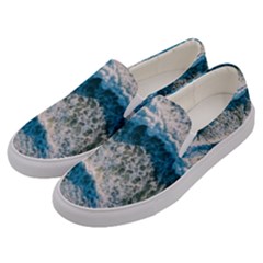 Waves Wave Nature Beach Men s Canvas Slip Ons by Salman4z