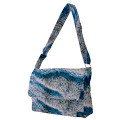 Waves Wave Nature Beach Full Print Messenger Bag (m) by Salman4z