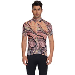 Colorful Background Artwork Pattern Floral Patterns Retro Paisley Men s Short Sleeve Cycling Jersey by Salman4z