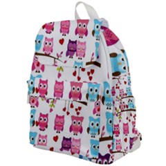 Owl Pattern Top Flap Backpack by Salman4z