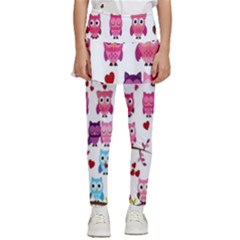 Owl Pattern Kids  Skirted Pants by Salman4z