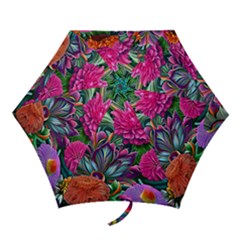 Flowers Nature Spring Blossom Flora Petals Art Mini Folding Umbrellas