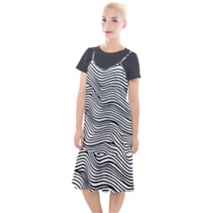 Black And White Cartoon Coloring Camis Fishtail Dress