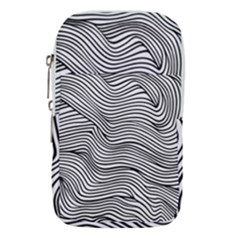 Black And White Cartoon Coloring Waist Pouch (large) by Ravend