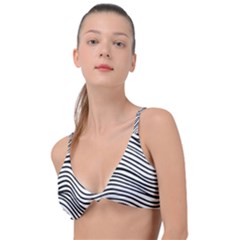 Black And White Cartoon Coloring Knot Up Bikini Top