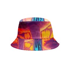 Sci-fi Fantasy Art Painting Colorful Pattern Bucket Hat (kids) by Ravend