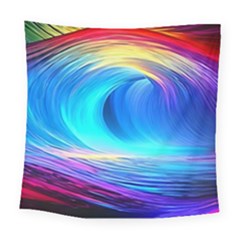 Art Fantasy Painting Colorful Pattern Design Square Tapestry (large)