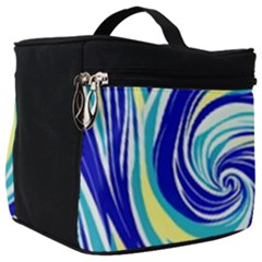 Pattern Design Swirl Watercolor Art Make Up Travel Bag (big)