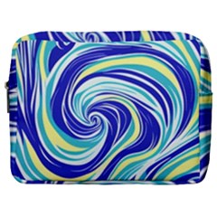 Pattern Design Swirl Watercolor Art Make Up Pouch (large)