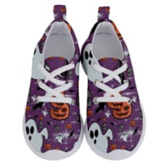 Pumpkin Ghost Witch Hat Halloween Sketch Holiday Running Shoes