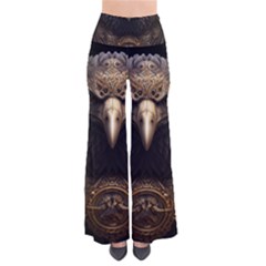 Eagle Ornate Pattern Feather Texture So Vintage Palazzo Pants by Ravend