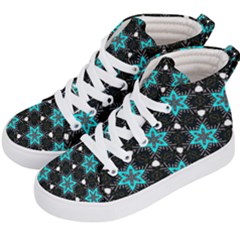 Pattern Design Scrapbooking Colorful Stars Kids  Hi-Top Skate Sneakers