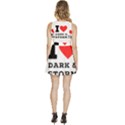 I love dark and storm Sleeveless High Waist Mini Dress View4