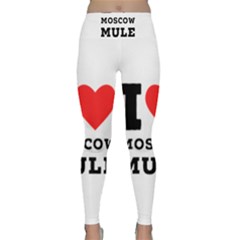 I Love Moscow Mule Lightweight Velour Classic Yoga Leggings by ilovewhateva