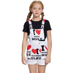 I Love Moscow Mule Kids  Short Overalls by ilovewhateva