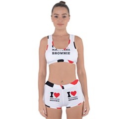 I Love Marijuana Brownie Racerback Boyleg Bikini Set by ilovewhateva