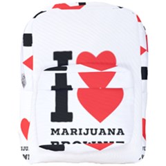 I Love Marijuana Brownie Full Print Backpack by ilovewhateva