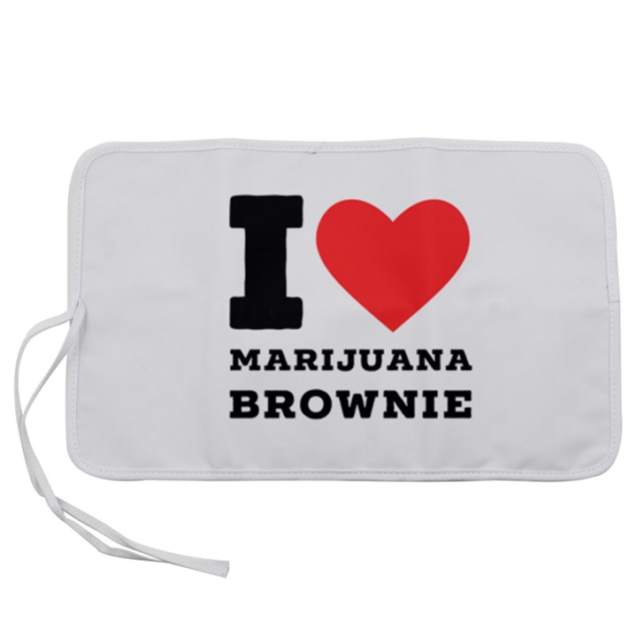 I love marijuana brownie Pen Storage Case (L)