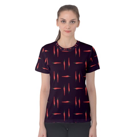 Hot Peppers Women s Cotton Tee by SychEva