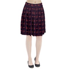 Hot Peppers Pleated Skirt by SychEva