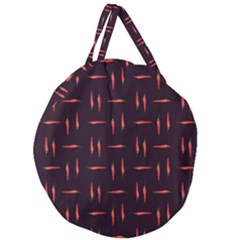 Hot Peppers Giant Round Zipper Tote by SychEva