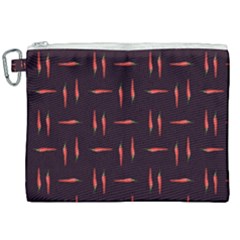 Hot Peppers Canvas Cosmetic Bag (xxl) by SychEva