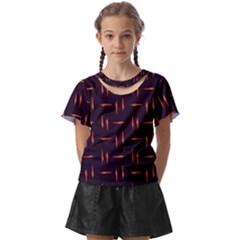 Hot Peppers Kids  Front Cut Tee by SychEva