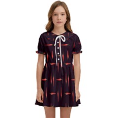 Hot Peppers Kids  Sweet Collar Dress by SychEva