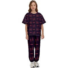 Hot Peppers Kids  Tee And Pants Sports Set by SychEva