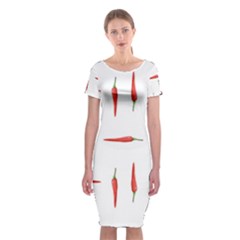 Pepper Classic Short Sleeve Midi Dress by SychEva