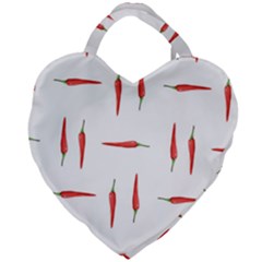 Pepper Giant Heart Shaped Tote by SychEva