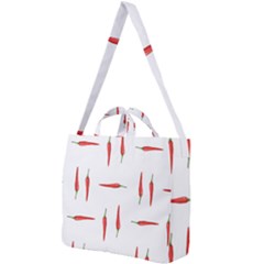 Pepper Square Shoulder Tote Bag by SychEva