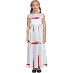 Pepper Kids  Satin Sleeveless Maxi Dress by SychEva