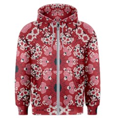 Traditional Cherry Blossom  Men s Zipper Hoodie by Kiyoshi88