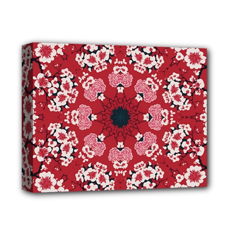 Traditional Cherry Blossom  Deluxe Canvas 14  X 11  (stretched)