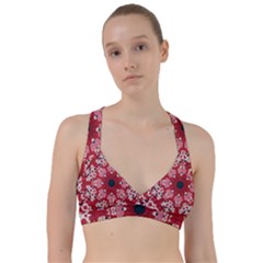 Traditional Cherry Blossom  Sweetheart Sports Bra by Kiyoshi88