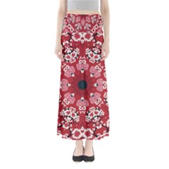 Traditional Cherry Blossom  Full Length Maxi Skirt by Kiyoshi88