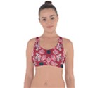 Traditional Cherry blossom  Cross String Back Sports Bra View1