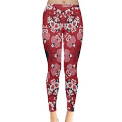 Traditional Cherry Blossom  Inside Out Leggings by Kiyoshi88