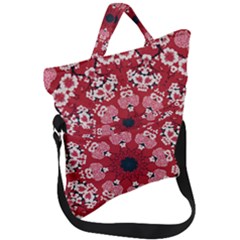 Traditional Cherry Blossom  Fold Over Handle Tote Bag by Kiyoshi88