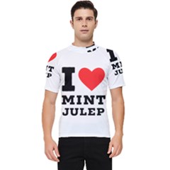 I Love Mint Julep Men s Short Sleeve Rash Guard by ilovewhateva