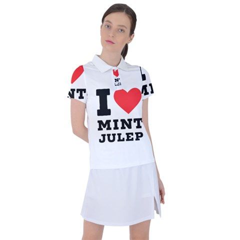 I Love Mint Julep Women s Polo Tee by ilovewhateva