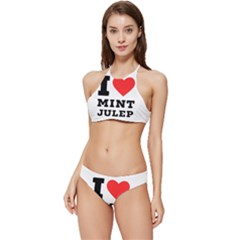 I Love Mint Julep Banded Triangle Bikini Set by ilovewhateva