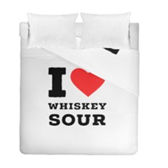 I Love Whiskey Sour Duvet Cover Double Side (full/ Double Size) by ilovewhateva