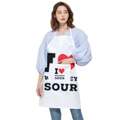 I Love Whiskey Sour Pocket Apron by ilovewhateva