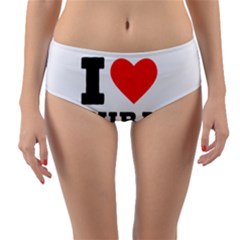 I Love Cuba Libres  Reversible Mid-waist Bikini Bottoms by ilovewhateva