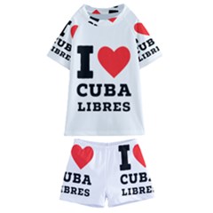 I Love Cuba Libres  Kids  Swim Tee And Shorts Set by ilovewhateva