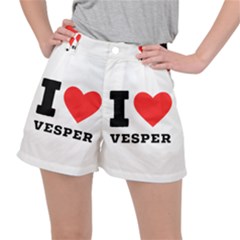 I love vesper Women s Ripstop Shorts