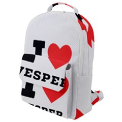 I Love Vesper Flap Pocket Backpack (small) by ilovewhateva