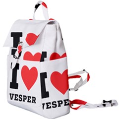 I Love Vesper Buckle Everyday Backpack by ilovewhateva